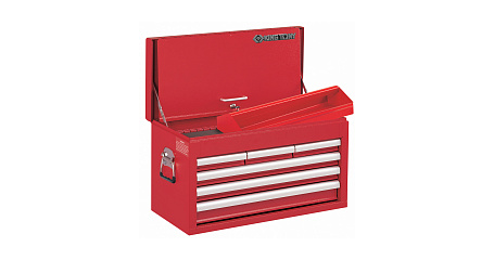 Ящик инструментальный, 6 ящиков и отсек, красный KING TONY 87411-6B