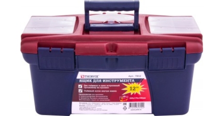 Ящик для инструмента 12" пластиковый 320х175х160 мм Thorvik TB12