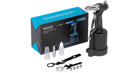 Заклепочник пневматический для вытяжных заклепок 2,4 - 6,4 мм NORDBERG NP6505