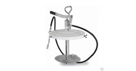 Заливочный насос для шприцов для  консистентной смазки для бочек 12, 18 кг.