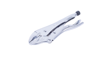 Зажим с фиксатором 125 мм, с закругленными губками KING TONY 6011-05R