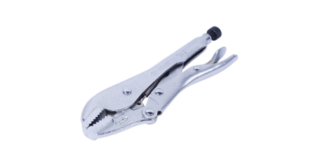 Зажим с фиксатором 180 мм, с прямыми губками KING TONY 6031-07R