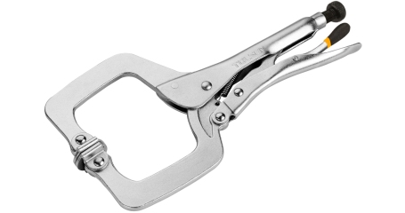 Зажим с фиксатором 280 мм с-образный с подвижными губками TOLSEN TT10056