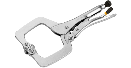 Зажим с фиксатором 280 мм с-образный с подвижными губками TOLSEN TT10056