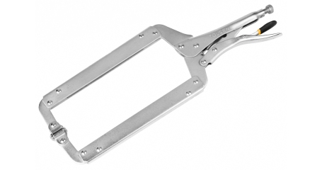 Зажим с фиксатором 440 мм с-образный с подвижными губками TOLSEN TT10058