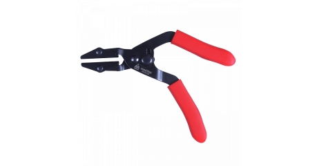 Зажим с фиксатором для шлангов 125 мм, изогнутые МАСТАК 036-02125