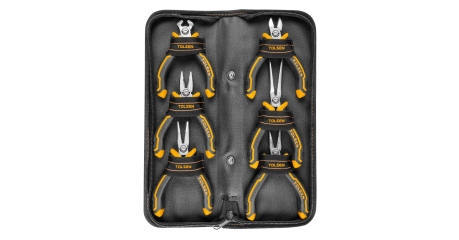 Набор пассатижей и бокорезов GRIPro", мини, 6 предметов, в футляре на молнии TOLSEN TT10359"""