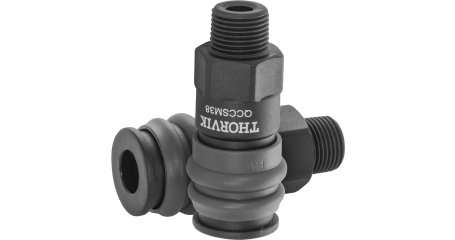 QCCSM38 Муфта БРС европейского типа с наружней резьбовой частью BSPT 3/8