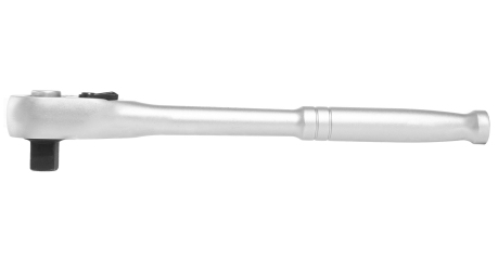 S1R372 Трещоточная рукоятка с металлической ручкой 1/4"DR, 72 зубца