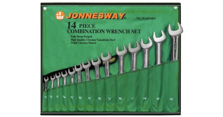 W26414S Набор ключей гаечных комбинированных дюймовых в сумке 3/8